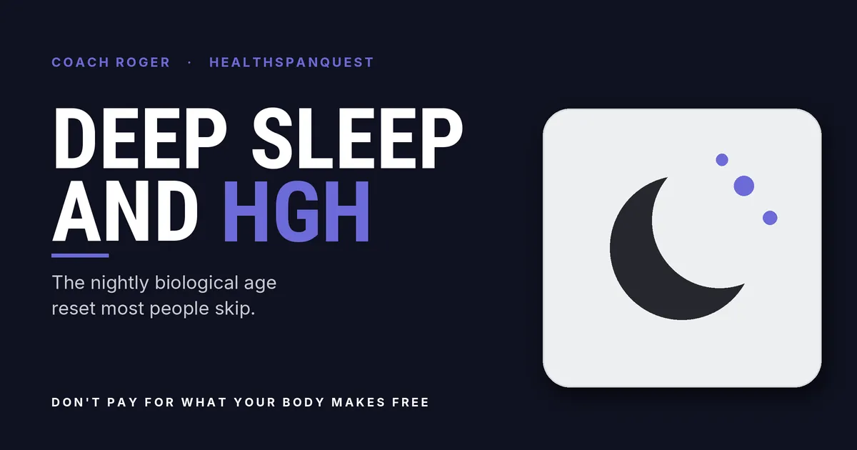 Deep Sleep and HGH: Reverse Biological Age | HealthSpan Quest