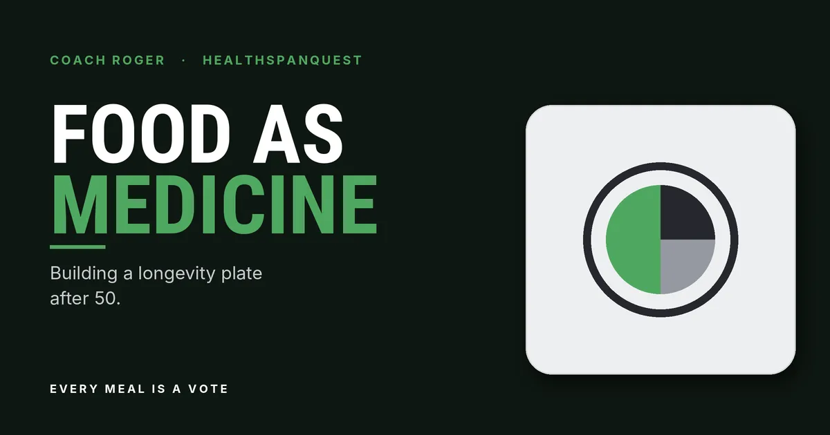 Longevity Diet After 50: Food as Medicine | HealthSpan Quest