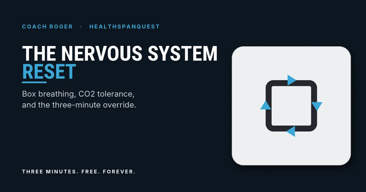 Box Breathing and CO2 Tolerance After 40 | HealthSpan Quest