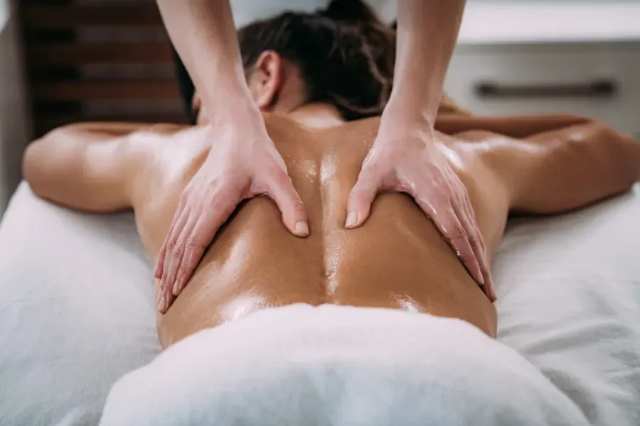 Outdoor massage therapy with holistic healing in Vancouver and nearby areas.