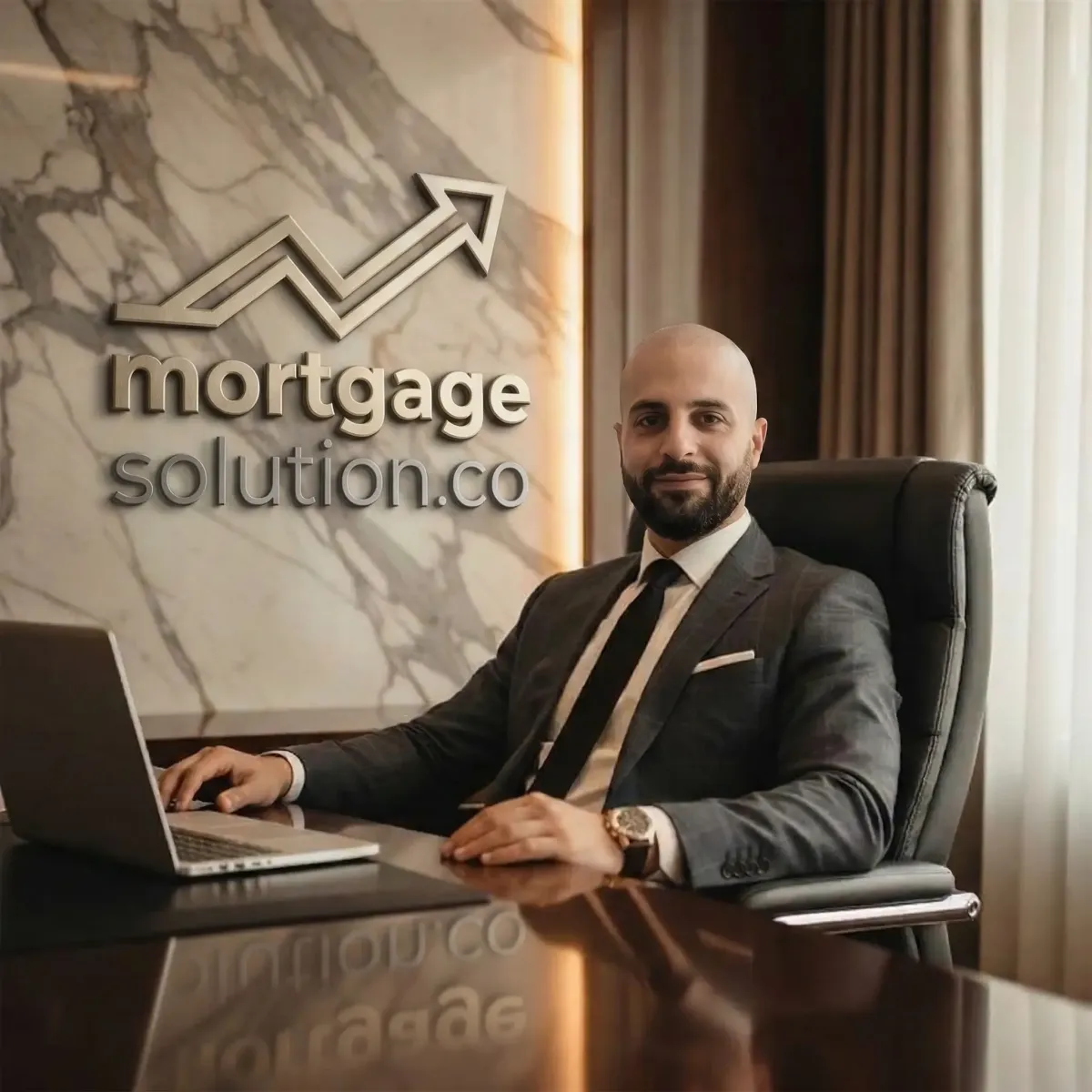 Portrait professionnel de Gabriel, courtier hypothécaire chez Mortgage Solution