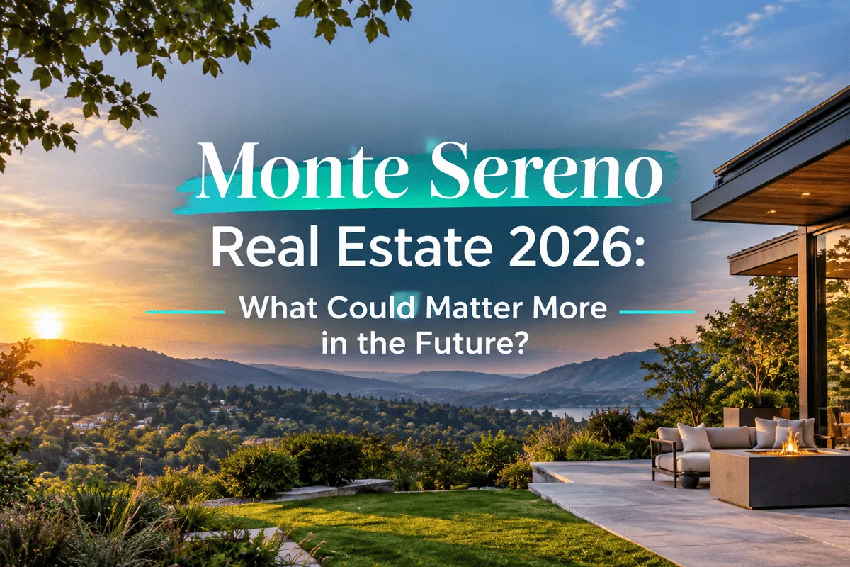 Monte Sereno Real Estate 2026 More in the Future
