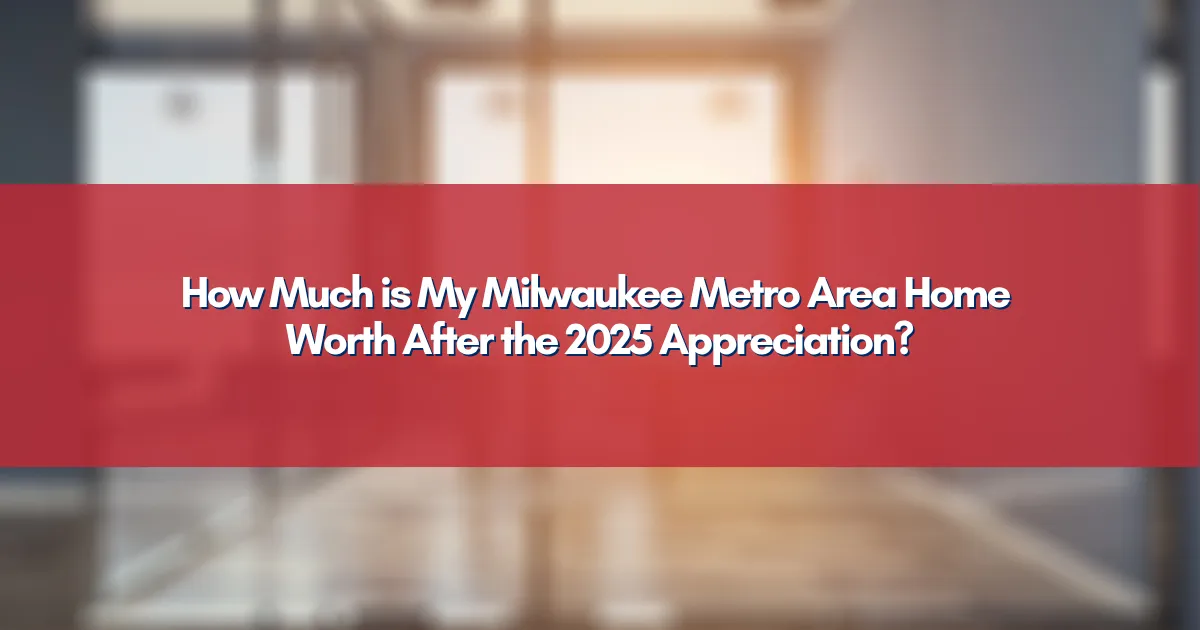 Kristel Sikora reviewing a market report with a homeowner in Milwaukee, WI.