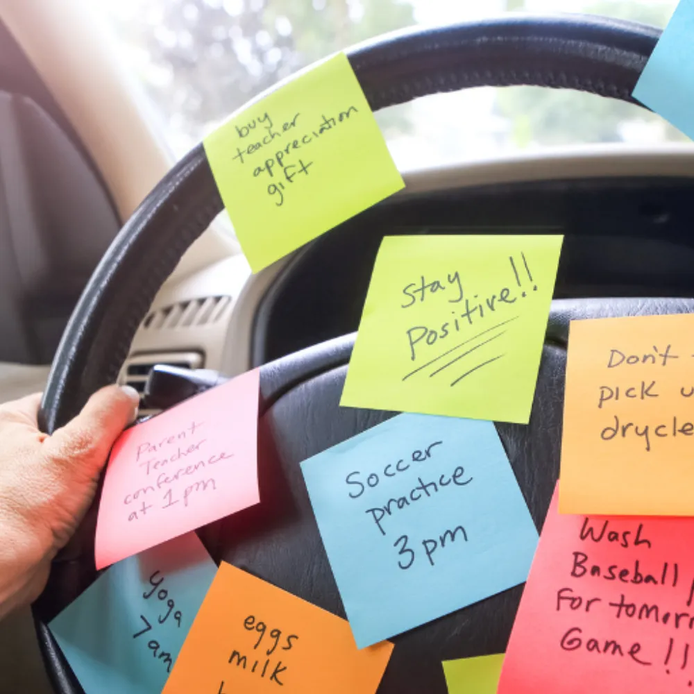 sticky note reminders