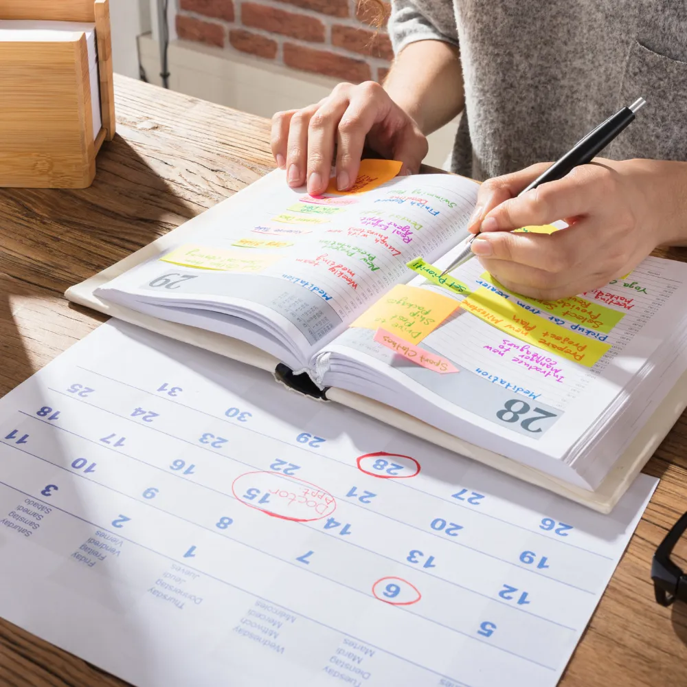 diary planning