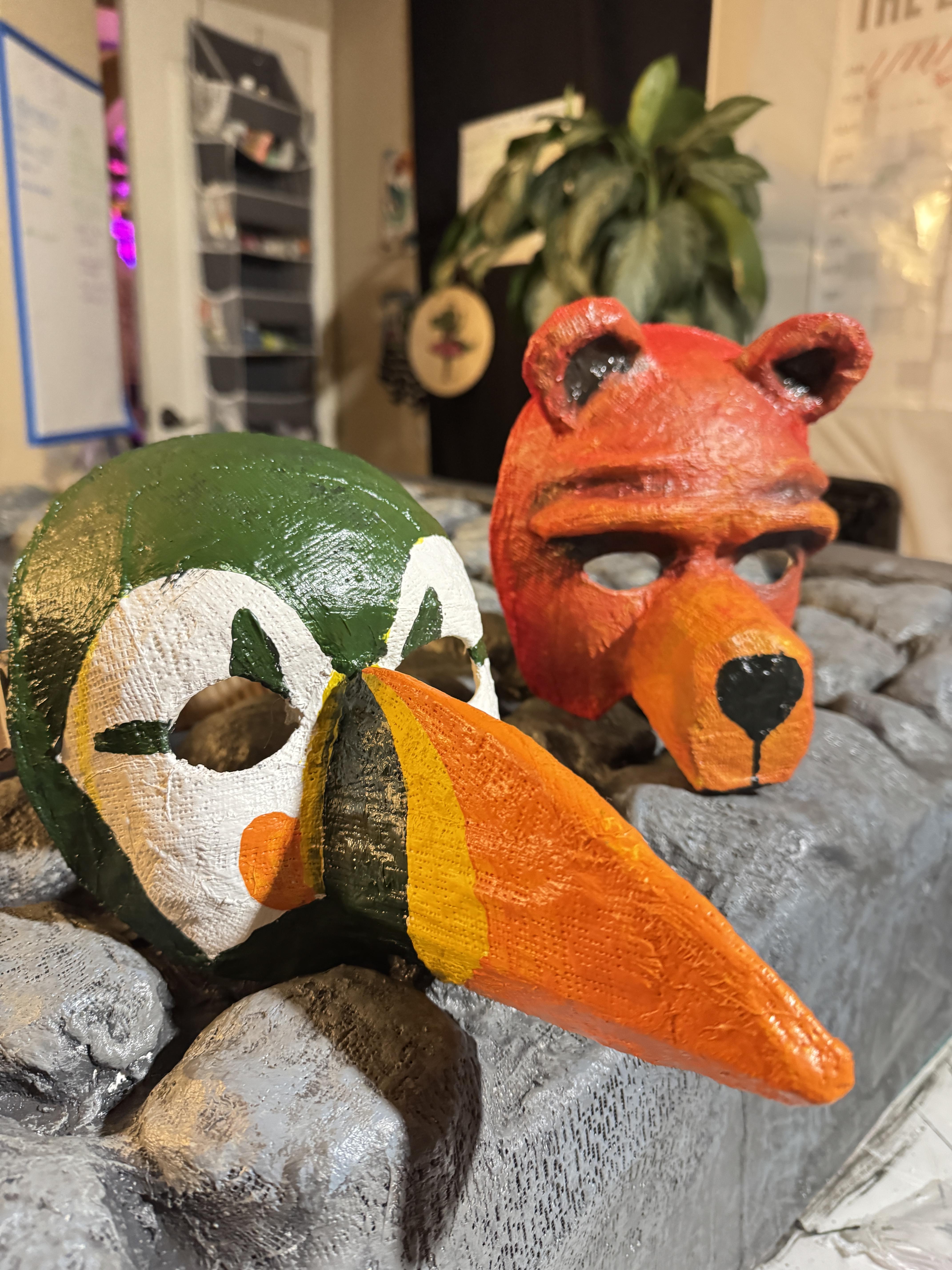 Audience in awe under colorful lights