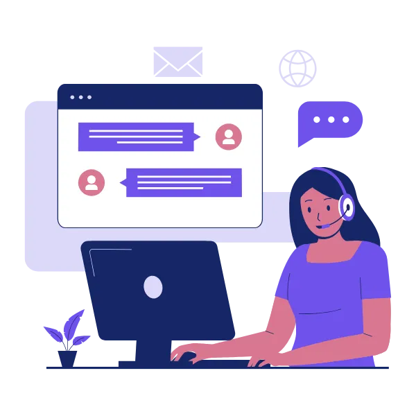 Quickly connect with leads directly on your site