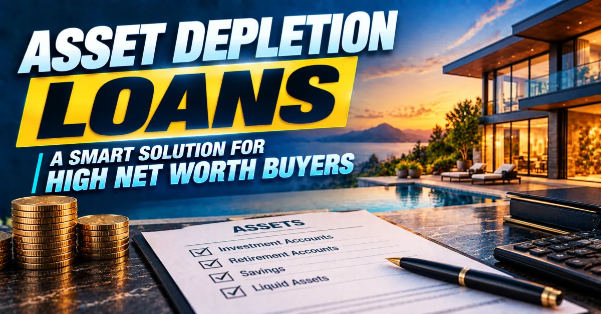 The Asset Depletion Loan Lets High Net Worth Buyers Qualify on Wealth Instead of Monthly Income