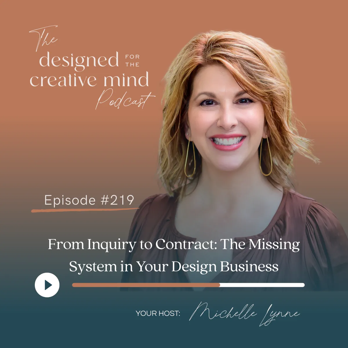 Ep 219: From Inquiry to Contract: The Missing System in Your Design Business