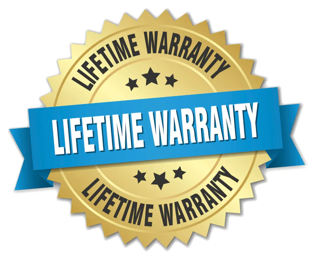 We offer a no questions asked lifetime warranty on ever one of our installations