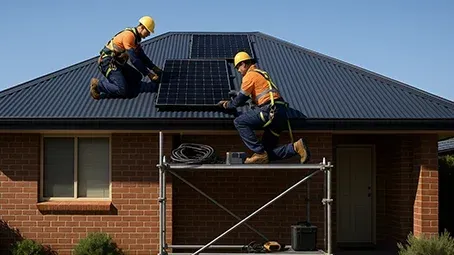 solar panels installation