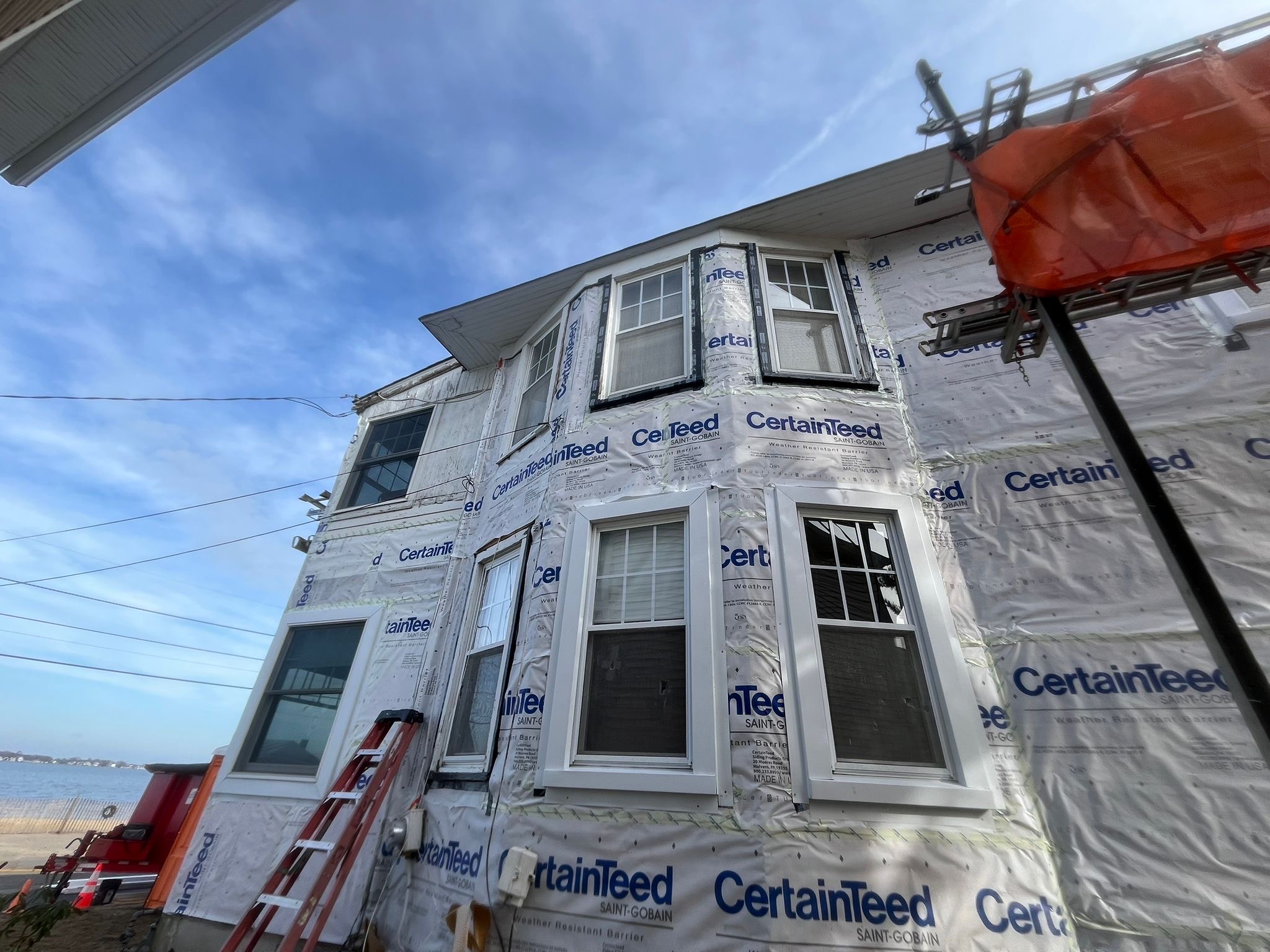 Finished CertainTeed vinyl siding installation on South Jersey home
