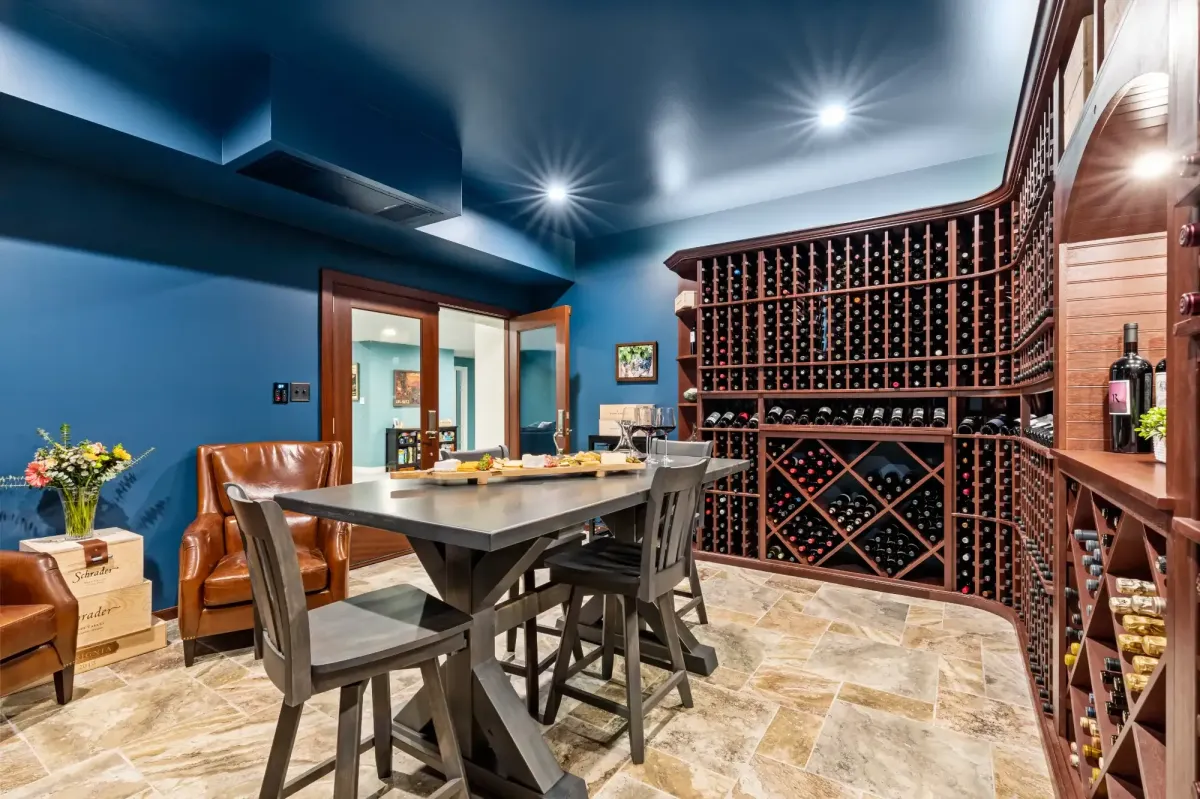 Finished basement remodeling project in Philadelphia, PA