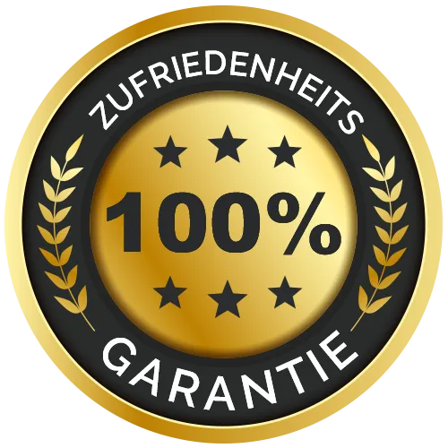 100% Zufriedenheit Garantie