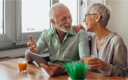 Happy senior couple enjoying their home stress-free thanks to 2nd Opinion Plumbing’s reliable plumbing services in San Antonio, TX