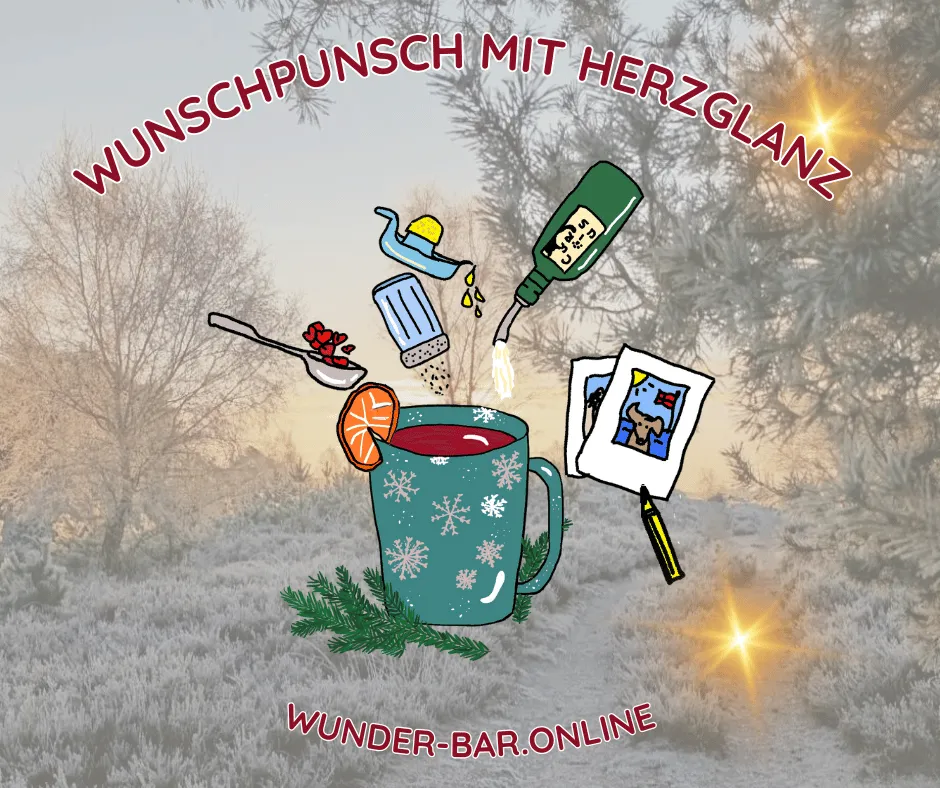 Katja mit Zwinkern, Hoptimist-Figur und Mini-Journal vor Sonnenuntergang an der Nordsee – Symbol für Leichtigkeit, Inspiration und kreativen Rückzug.