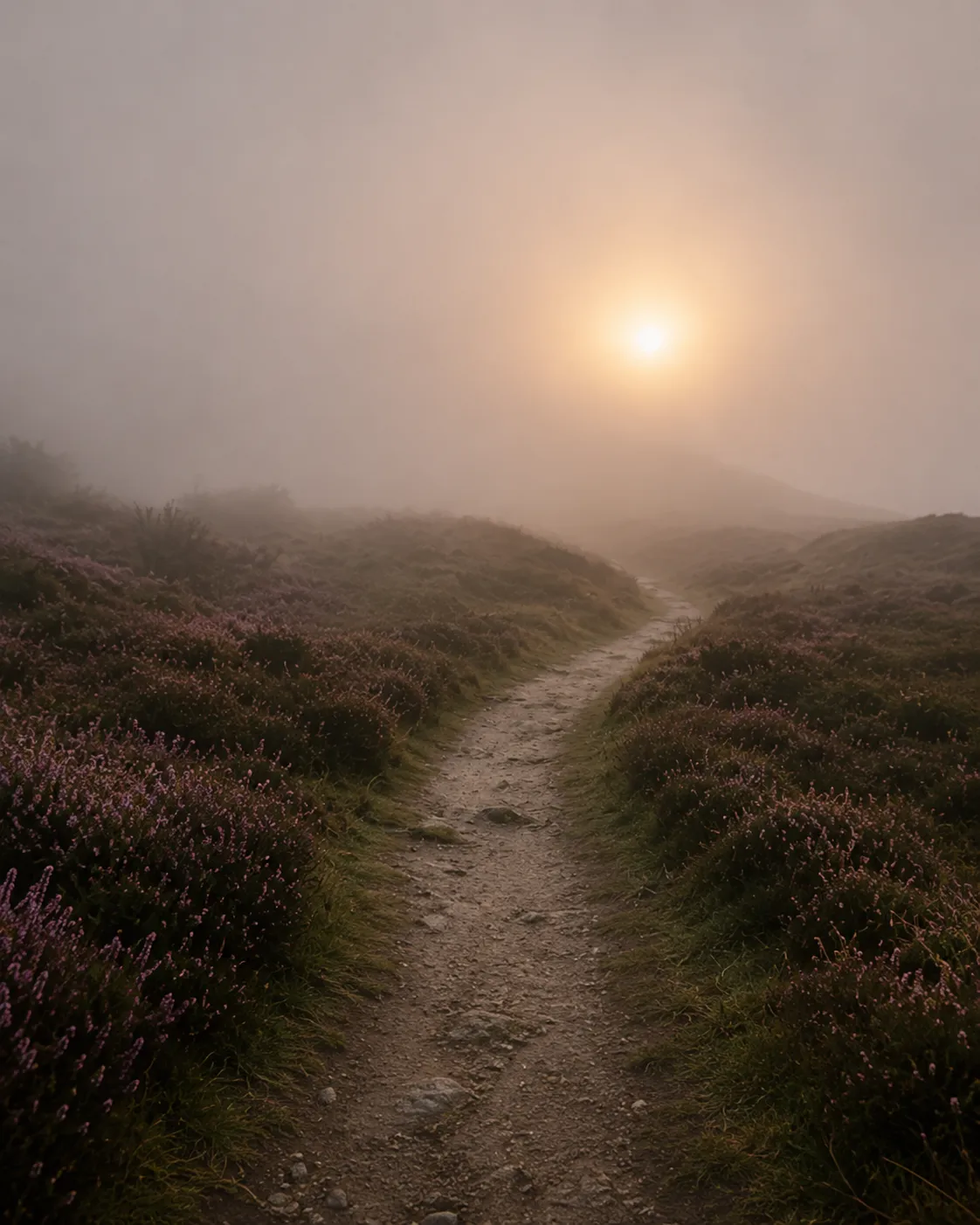 Chemin dans la brume symbolisant les doutes rencontrés pendant une formation.