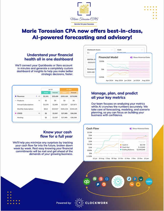 CFO advisory strategy session with Marie Torossian