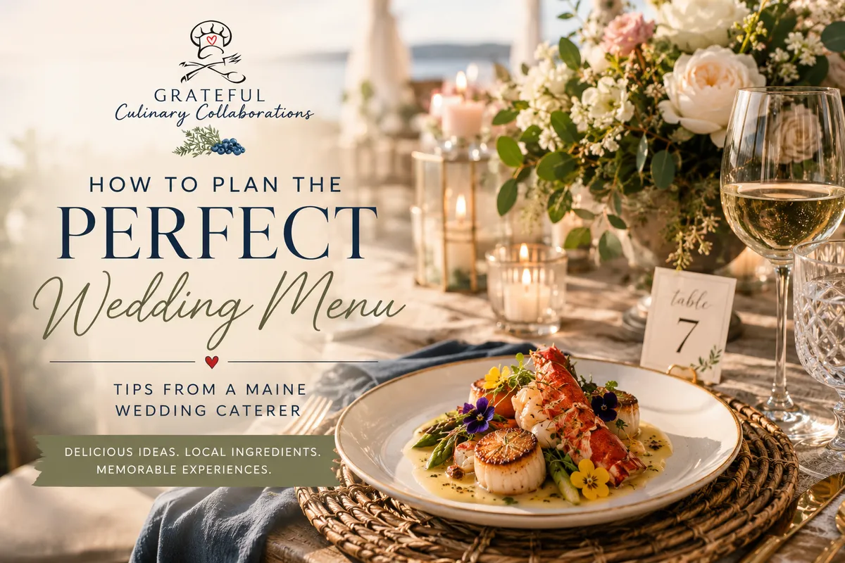 How to Plan the Perfect Wedding Menu: Tips from a Maine Wedding Caterer