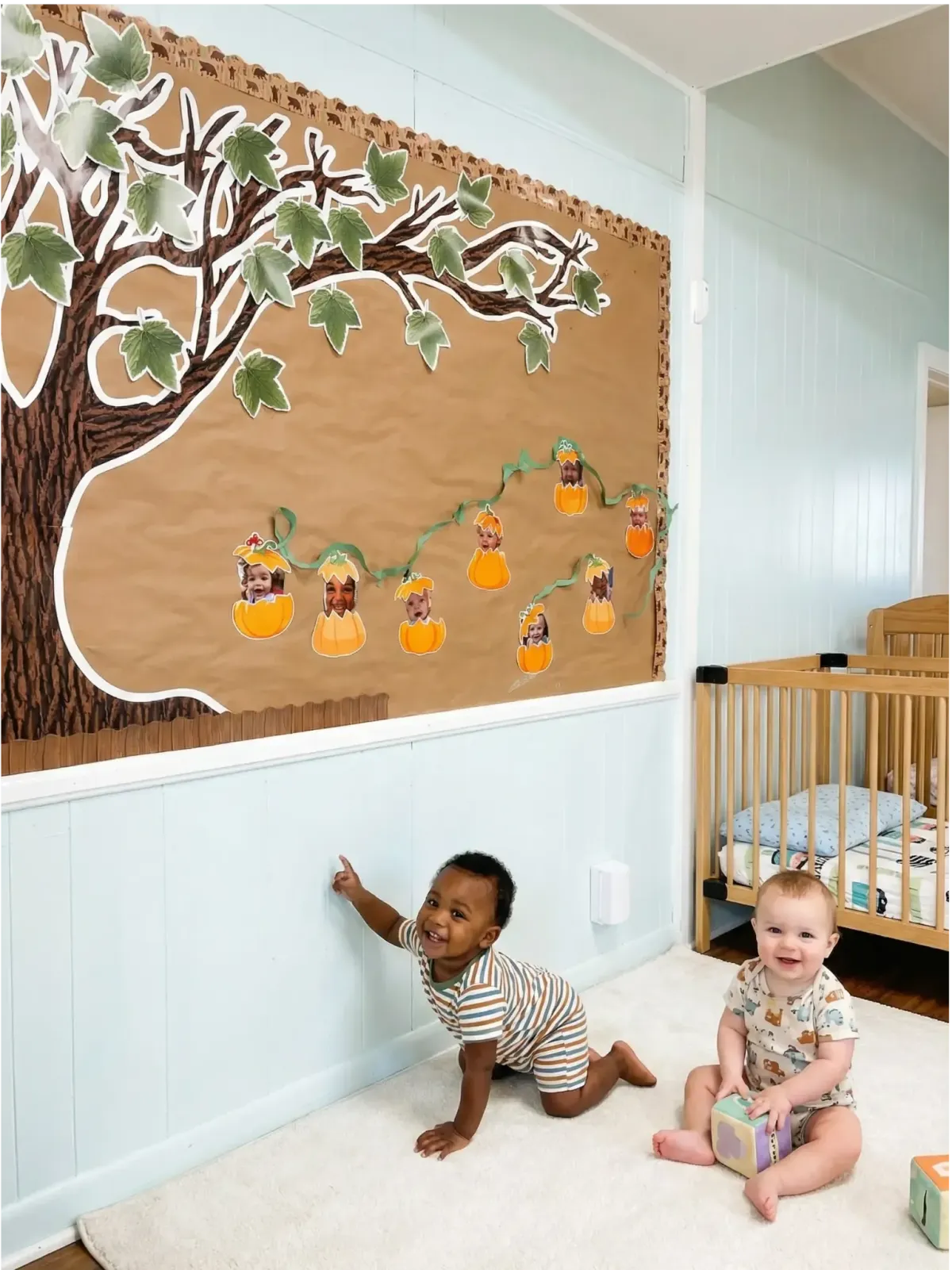 Infants in the dedicated infant room at Ready Set Grow Learning Center El Cajon