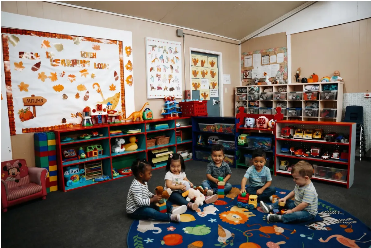 Toddlers playing at Ready Set Grow Learning Center in El Cajon