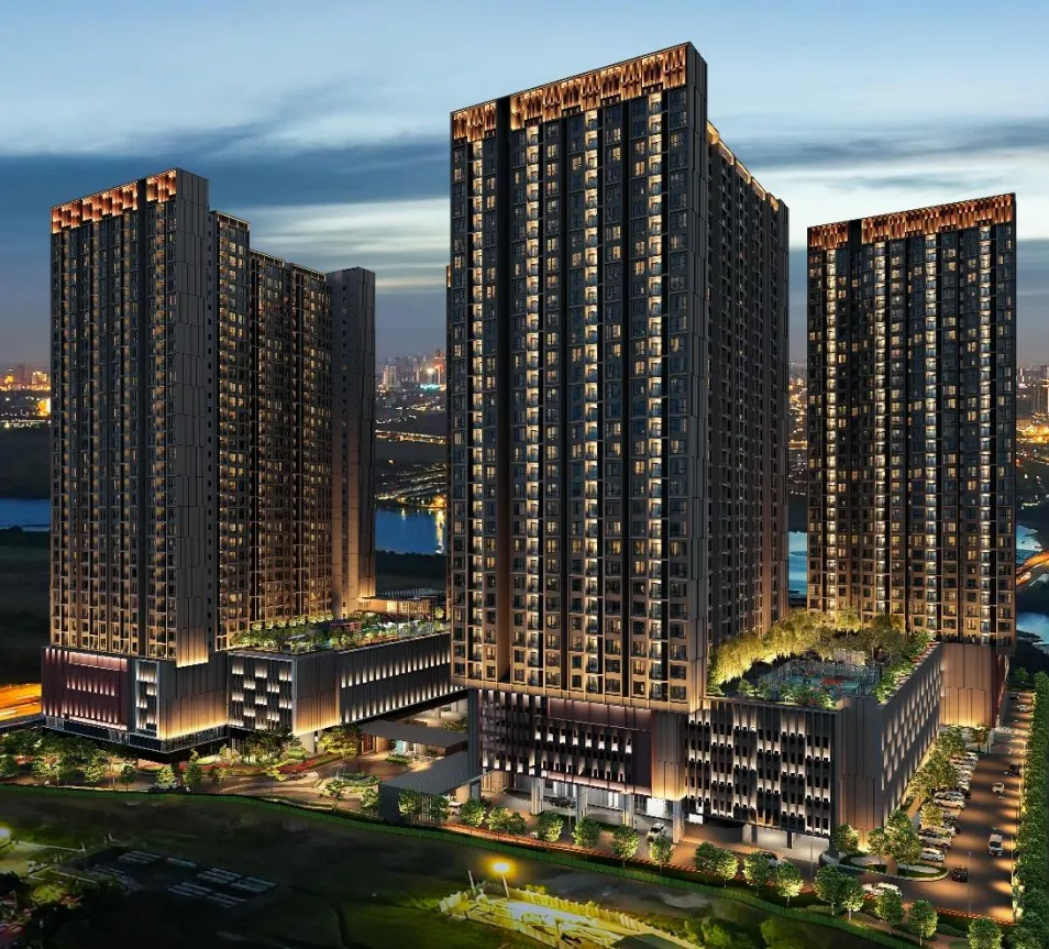 Parkland by the River serviced apartment building, Permas Jaya Johor Bahru — 36 storeys, 1,078 units, freehold from RM330,000