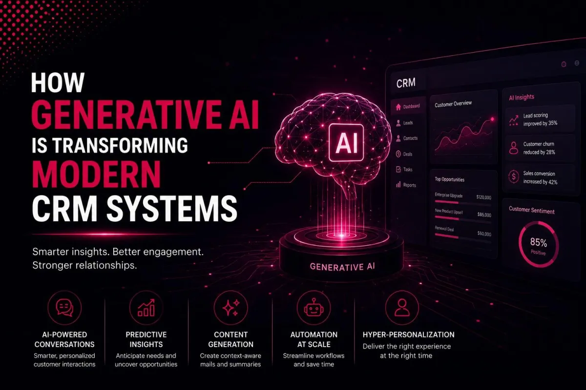 How Generative AI Is Transforming Modern CRM Systems