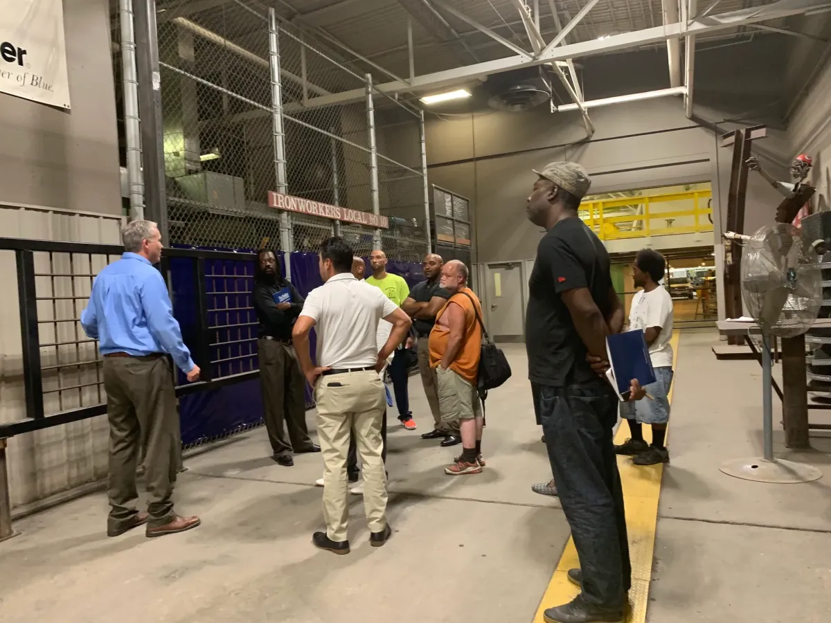 Strategic Workforce Development team members actively engaged in training