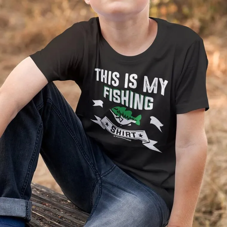 Men's Fishing Shirt FRONT PRINT/ Unisex Short Sleeve Tee