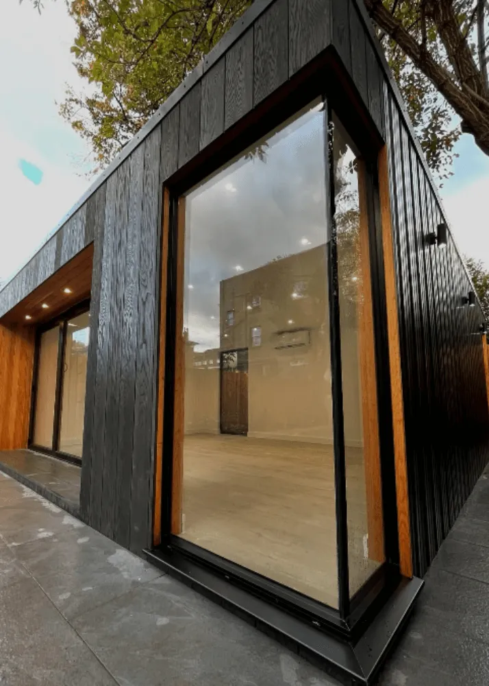 Garden room studio installation Surrey