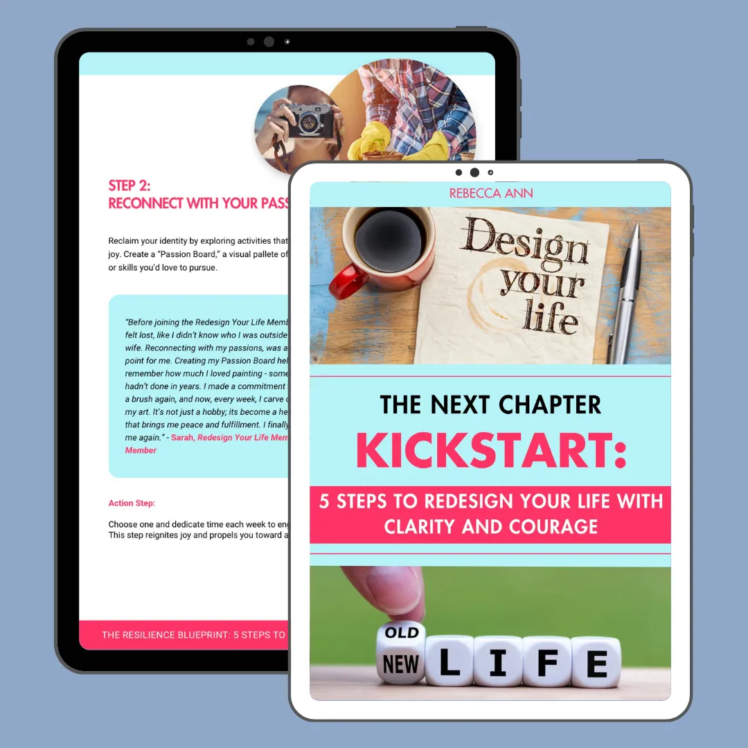 the next chapter kickstart: 5 steps to redesign your life with clarity and courage
