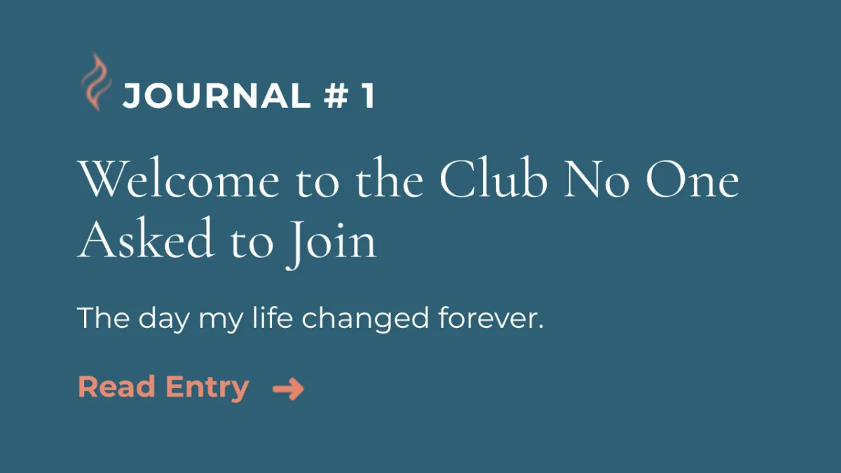 Journal Entry #1 | Welcome to the Club No One Asked to Join
