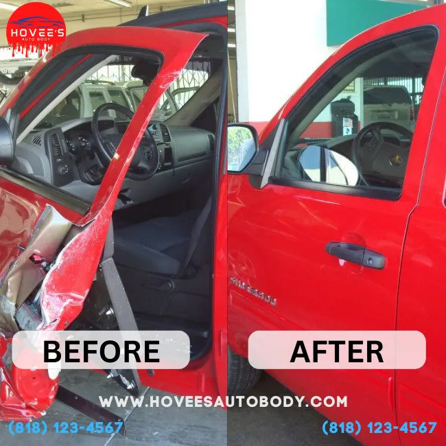 collision repair near north hills- hovee's auto body and paint