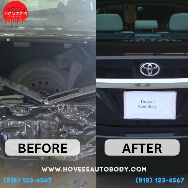 bumper repair near van nuys- hovee's auto body and paint