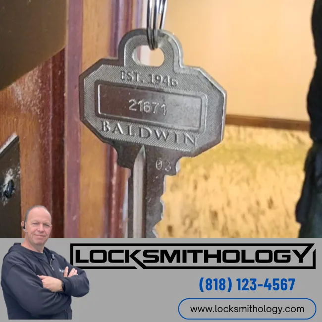 door with a key - best locksmith near west hills - Locksmithology