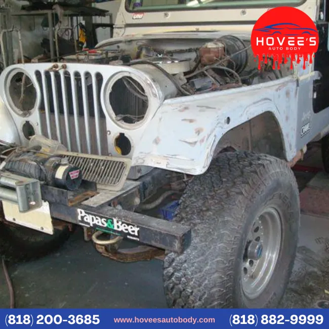 bumper repair near van nuys- hovee's auto body and paint