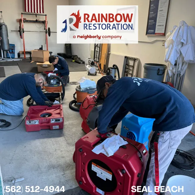 Restoration Services Near Garden Grove -Rainbow Restoration of Seal Beach, CA