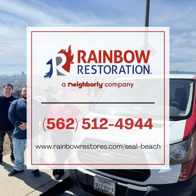 Restoration Services Near Garden Grove -Rainbow Restoration of Seal Beach, CA