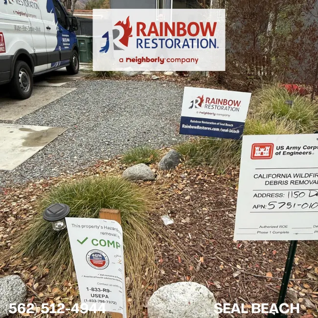 Restoration Services Near Garden Grove -Rainbow Restoration of Seal Beach, CA