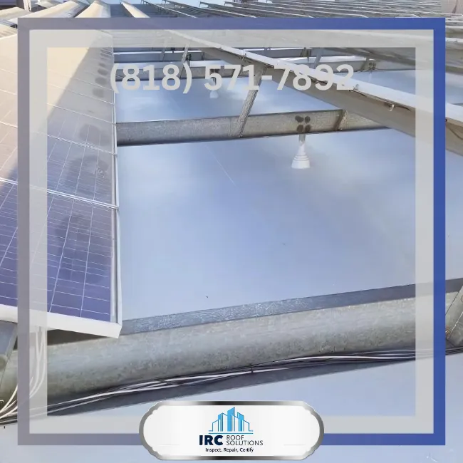 Acrylic Re-Coating near Santa Clarita - Commercial Roofers - IRC Roof Solutions - Santa Clarita, CA