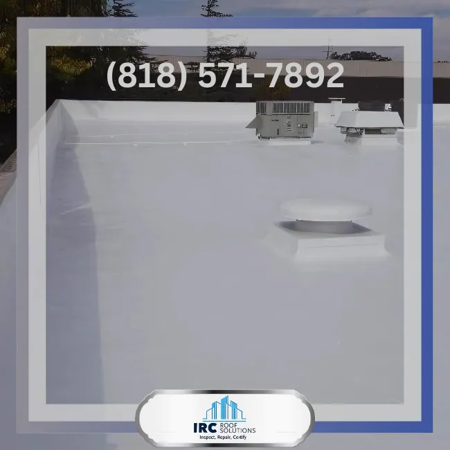 Acrylic Re-Coating near Santa Clarita - Commercial Roofers - IRC Roof Solutions - Santa Clarita, CA