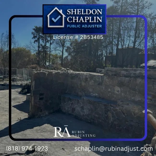 Insurance Adjuster - Sheldon Chaplin - Public Adjuster - Woodland Hills, Ca - Rubin Adjusting