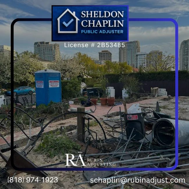 Insurance Adjuster Near Brentwood - Sheldon Chaplin, Public Adjuster -Woodland Hills, CA - Rubin Adjusting (10)