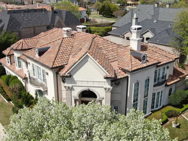 large tile roof