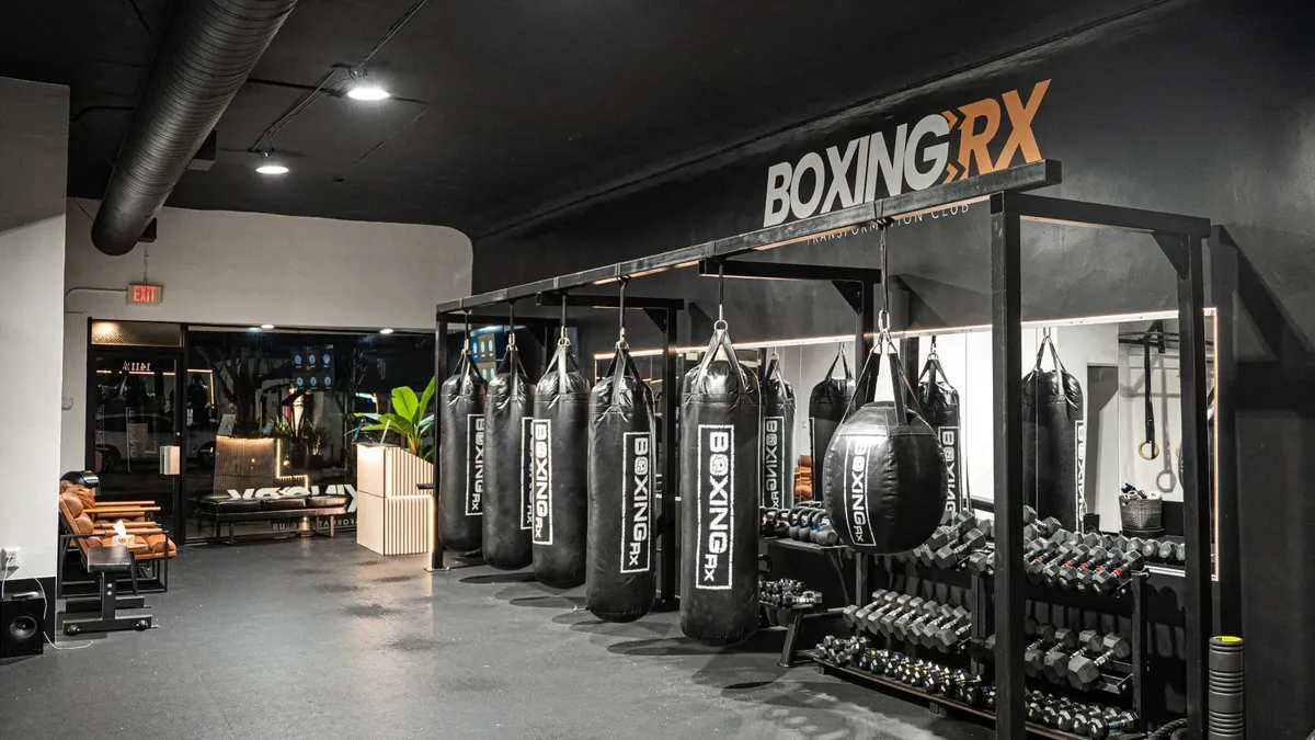 Inside the BoxingRX gym at 1411 W Kenneth Rd, Glendale