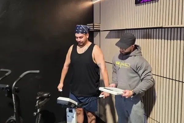 InBody body scan with a BoxingRX coach