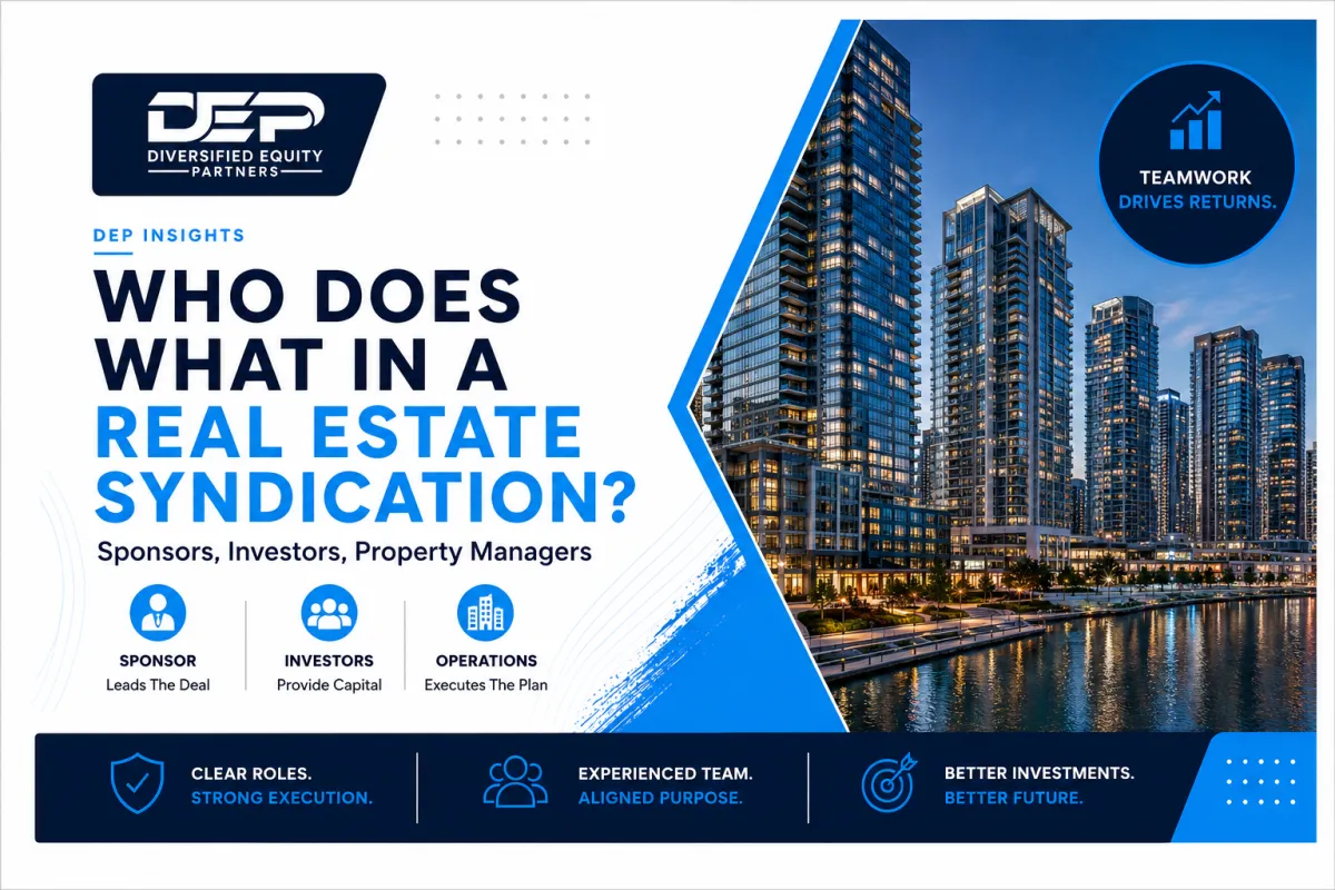 Who Does What in a Real Estate Syndication?