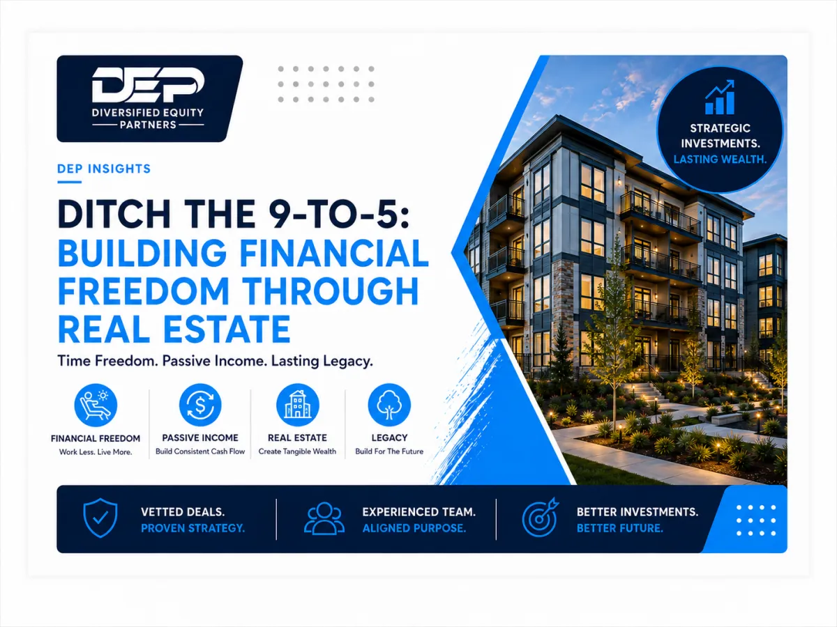 Ditch the 9-to-5: Building Financial Freedom Through Real Estate