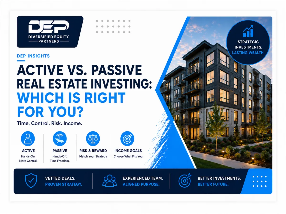 Active vs. Passive Real Estate Investing: Which Is Right for You?