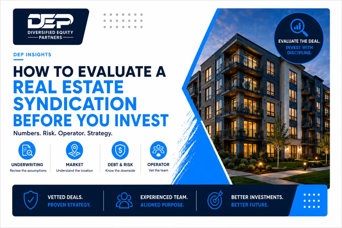 How to Evaluate a Real Estate Syndication Before You Invest